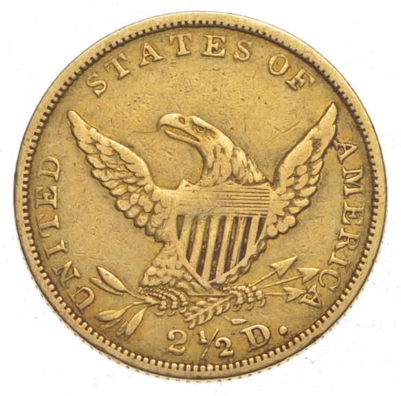 1836 $2.50 Liberty Head Gold Quarter Eagle