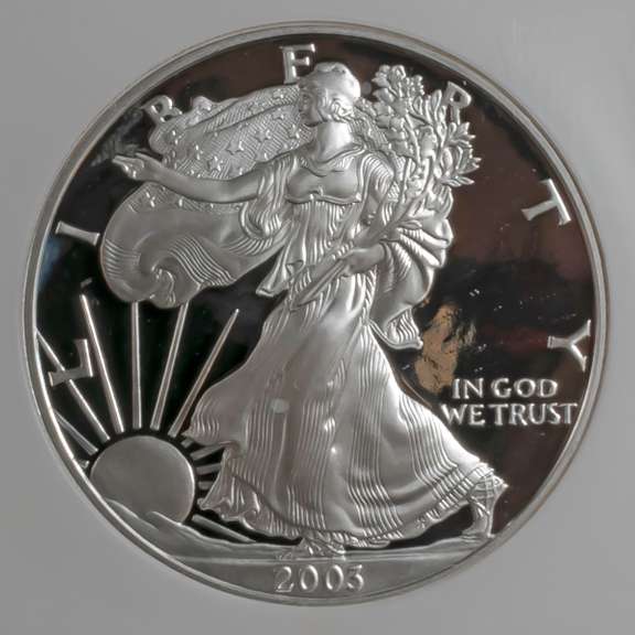 2003 W Proof NGC 69 Ultra Cameo Silver Eagle