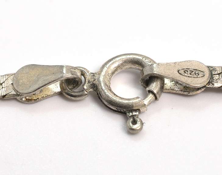 Sterling Silver  Herring Bone Neckless