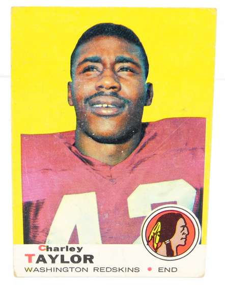 Charley Taylor, Redskins 1969 Football Card