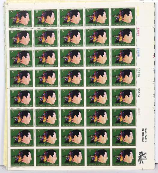 $116.80 Face Value In Mint 4 & 8 Cent US Comm Sheets
