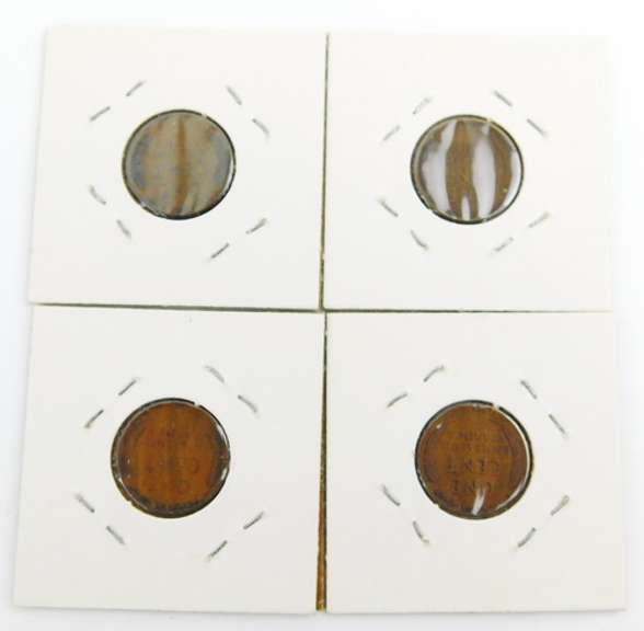 4 - 1909 VDB U.S. Pennies