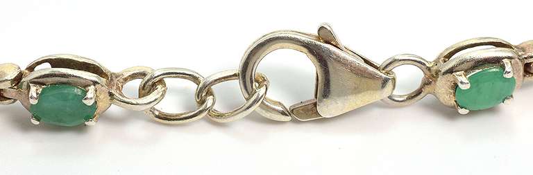 Sweet Emerald Bracelet in Vermeil