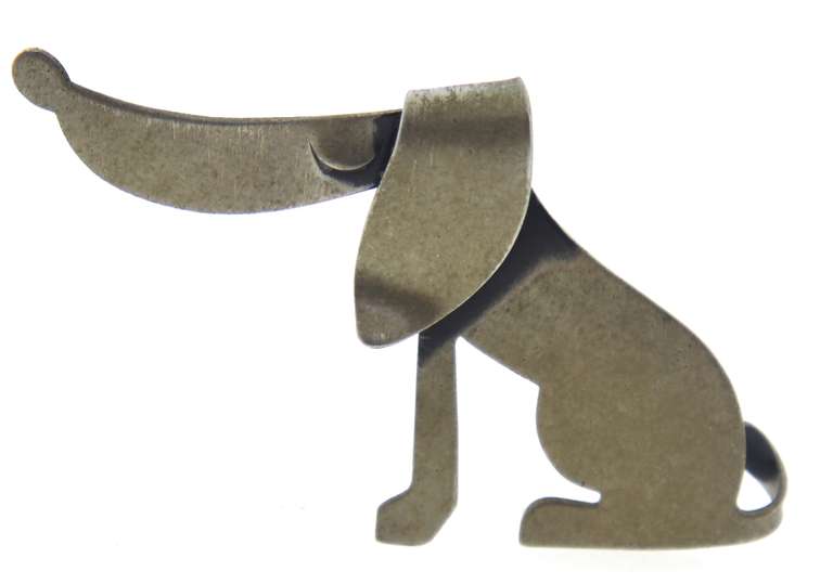 Vintage Beaucraft Long Snout Dog Brooch
