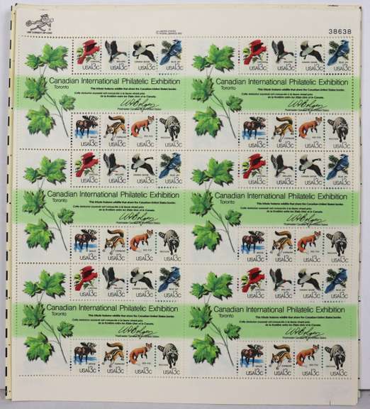 $156.60 Face Value In Mint 13 Cent US Sheets