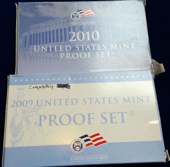 Lot of 2 Proof Sets 2009,and 2010