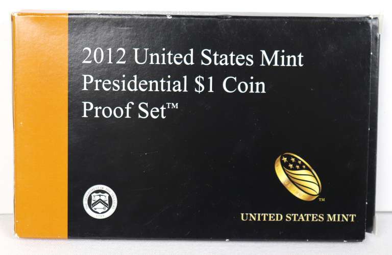 2012 Presidential Dollar Proof Set