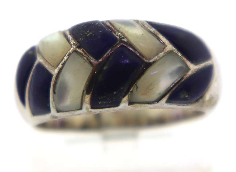 Sterlimg Silver Lapis Ring