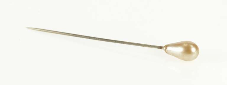 Base Metal Pearl Victorian Wedding Corsage Boutonnière Stick Pin