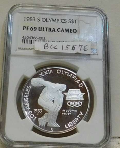 1983-S Olympics Sil PRF Dol NGC PF69DC