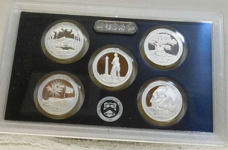 2013 Siilver PROOF Amer Beau Set w/ box