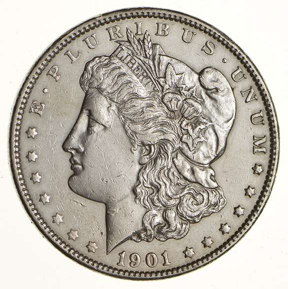 1901 Morgan Silver Dollar - Near Uncirculated