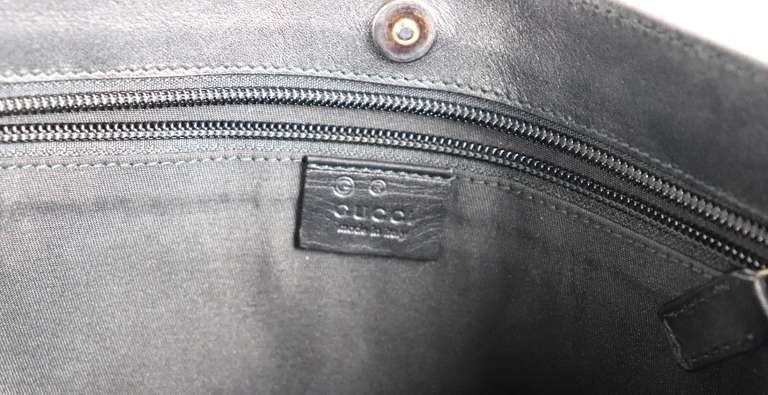 Gucci Flat Top Handle Laptop Handbag