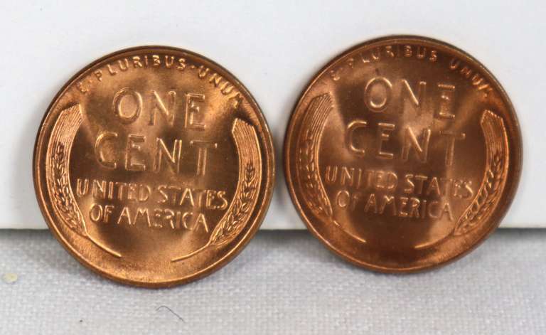 1948 D Lincoln Cent Original  Red Roll