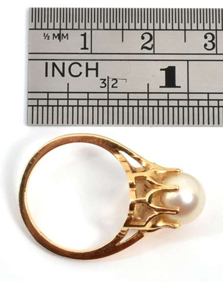 Unusually Sturdy Pearl Ring