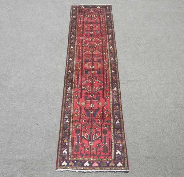 Semi Antique Persian Hamedan 2.6x9.8