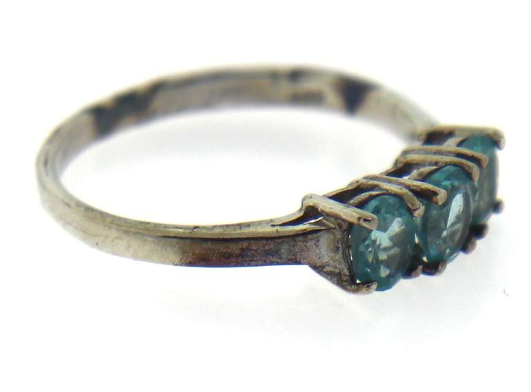 Sterling Silver Blue Topaz Ring