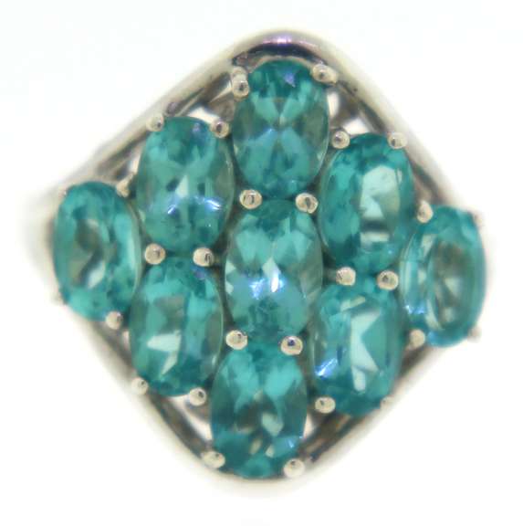 Sterling Silver Blue Topaz Ring