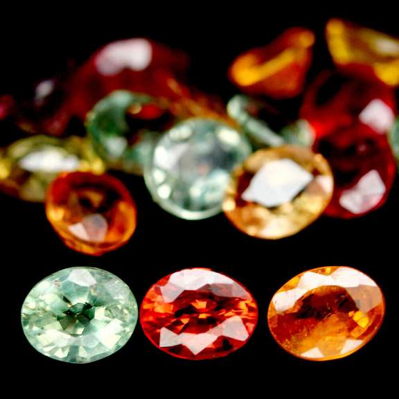 Heated only! 8.20ct fancy color Sapphire set