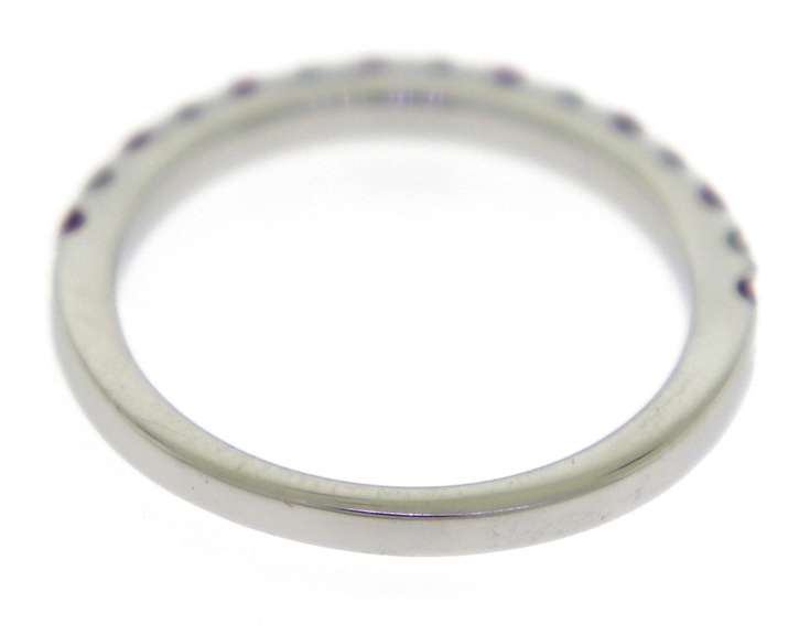 Fabulous White Gold Diamond & Ruby Band