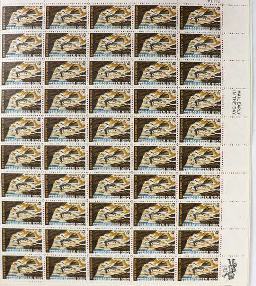 $72.60 Face Value In Mint  Full Gum 6 Cent US Sheets