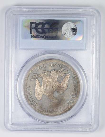 AU53 1842 Seated Liberty Dollar - Graded PCGS