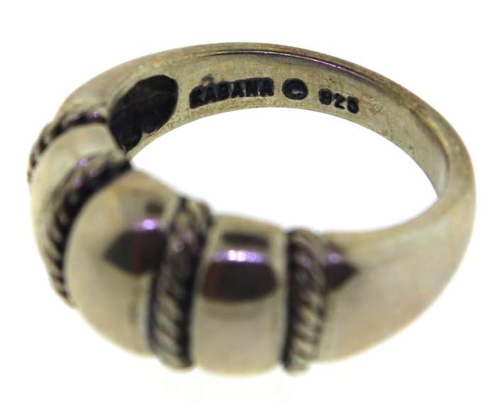 Sterling Silver Signed Rabana Ring