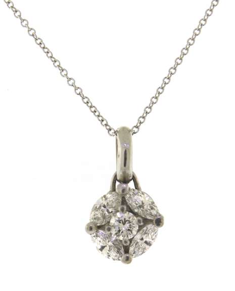 Beautiful Diamond Pendant on Chain