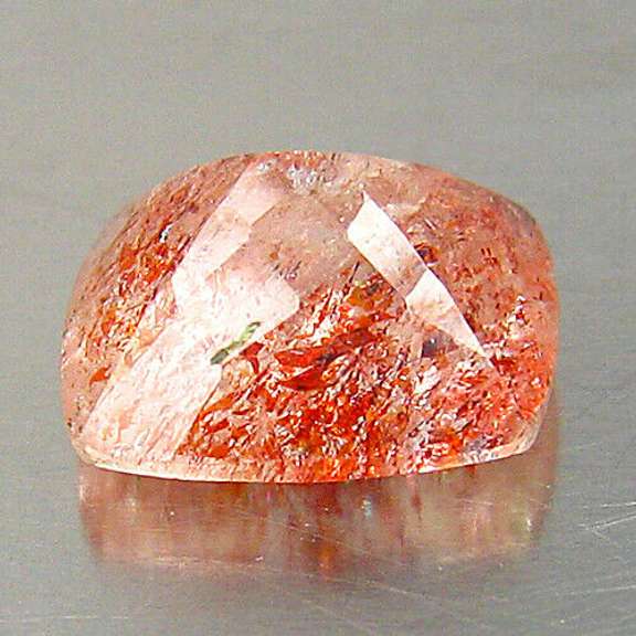 Collectors 4.96ct faceted Strawberry Quartz