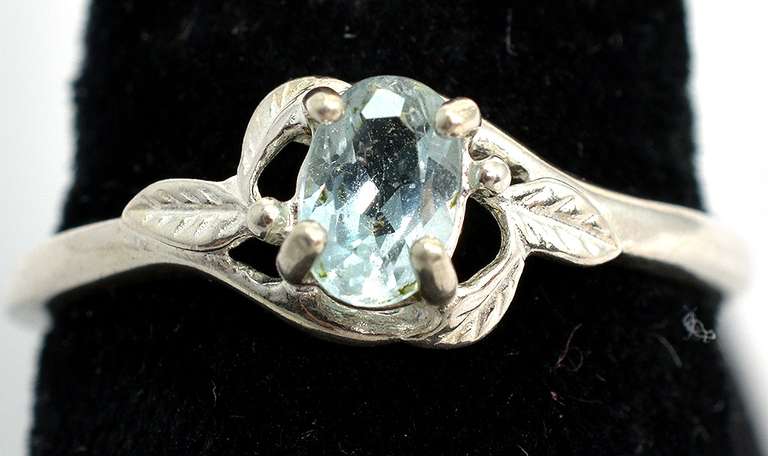 Sterling Silver Topaz  Ring