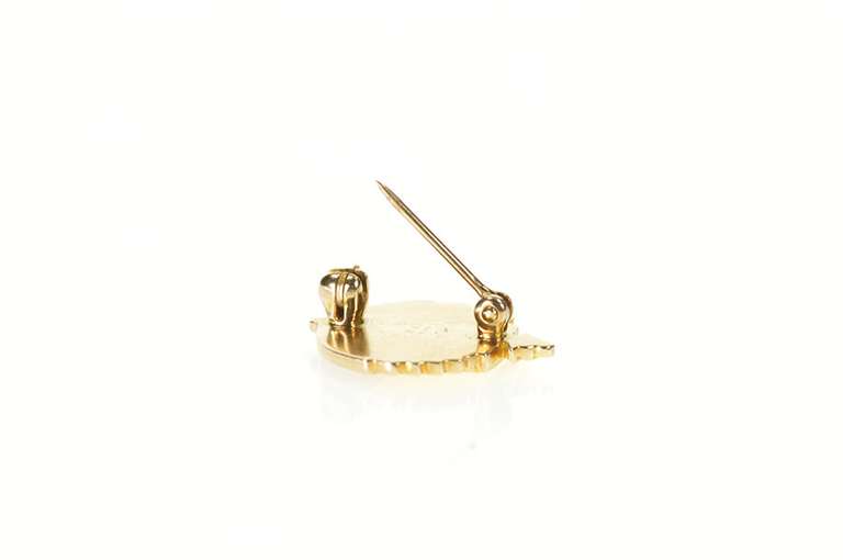 10K Yellow Gold United States Steel 30 Year Service Lapel Pin/Brooch