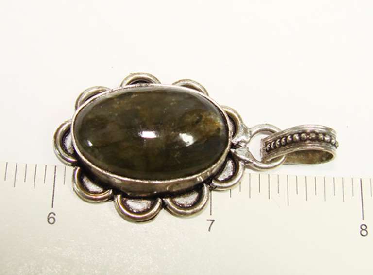 Magical Large Natural Stone Ethnic Handcrafted Pendant