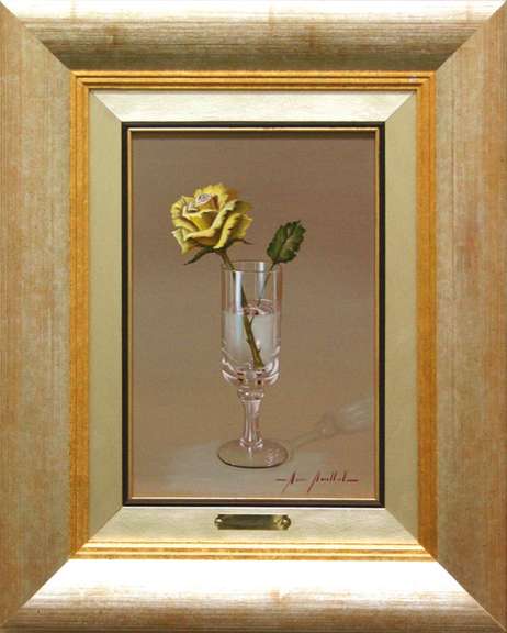 Yellow Rose Still Life