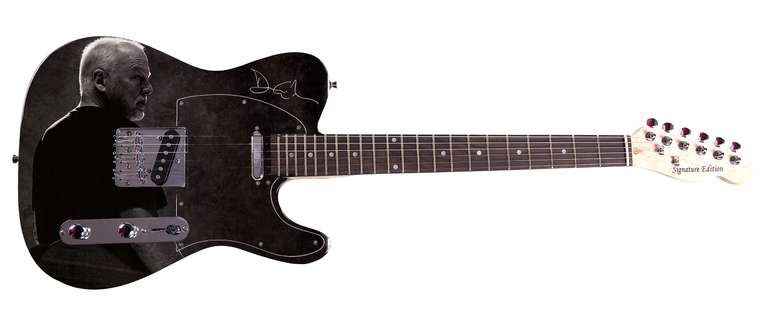 Pink Floyd David Gilmour Facsimile Autographed  Guitar
