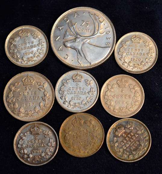 Group of Canada Silver Coins