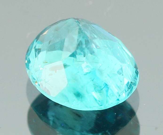 Vivid 2.47ct rare paraiba blue Apatite
