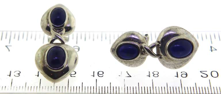 Sterling Silver Lapis Earrings