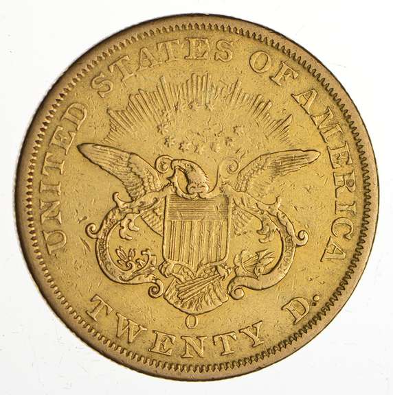 1850-O $20.00 Liberty Head Gold Double Eagle