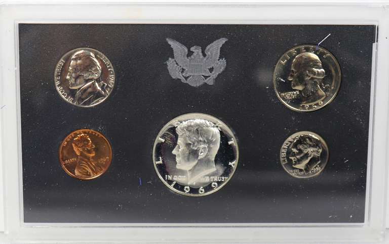 15 1969 US Proof Sets