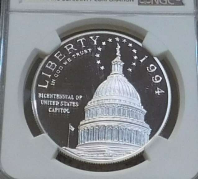 1994-S Capitol Sil PRF Dol NGC PF69UC