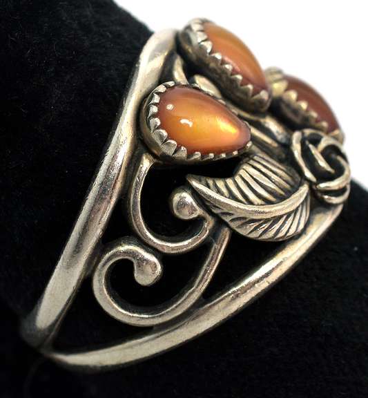 Vintage Sterling Silver Cabochon Ring