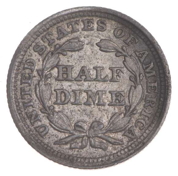 1854 Seated Liberty Half Dime