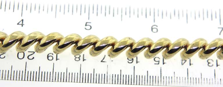 Handsome 14kt Yellow Gold San Marco Bracelet