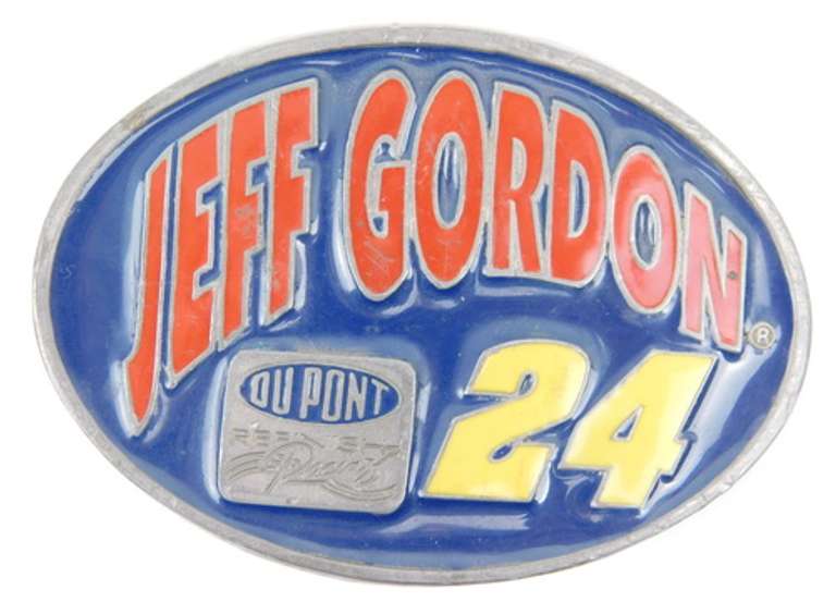 1995 Jeff Gordon Enameled Belt Buckle