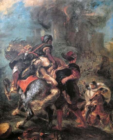 Eugene Delacroix, The Abduction Of Rebecca