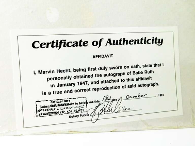 Black & White Signed Photo Prints - Williams & Ruth w/COA