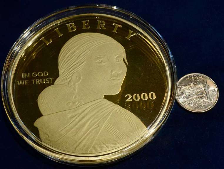 2000 4 OZ Sacagawea Round