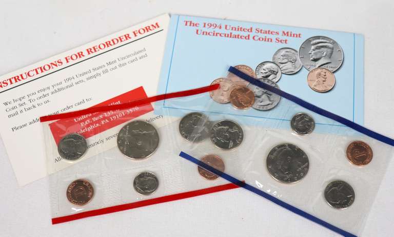 27 US Mint Sets With Original Envelopes