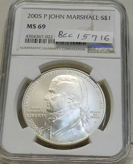 2005-P Marshall Sil Unc Dol NGC MS69