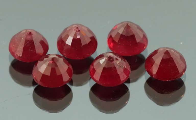 Heavy 13.64ct cut Ruby solitaire set